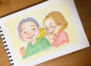 夫婦　イラスト